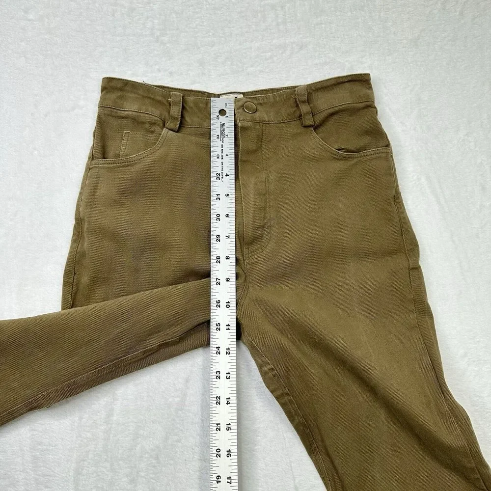 Martha Style‎ Pants Womens 26x29 Khaki Bootcut Neutral Beige Classic Flare